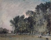 John Constable Landscape study:Scene in a park Spain oil painting artist